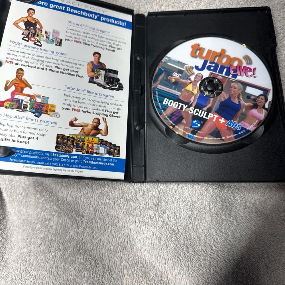 Turbo Jam Live! Booty Sculpt + Abs DVD